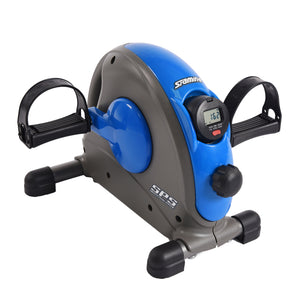 Stamina Mini Exercise Bike with Smooth Pedal System, Blue