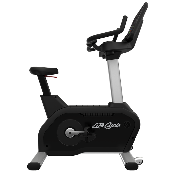 Life Fitness Aspire Upright Bike w/ SL Console, Arctic Silver