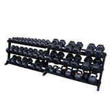 Body-Solid Dumbbell Rack (Black) Body Solid Dumbell racks, power block stand, plate and bar storage, kettlebell racks, ball racks body-solid_dumbbell-rack-copy_view-5_3c65081f-bac7-42a9-97cc-8810dd98f1f1