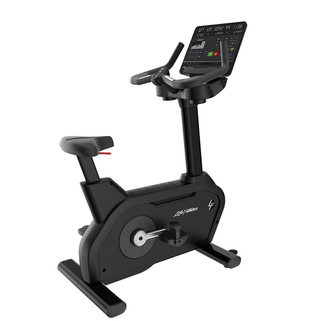 Life Fitness Club Series+ Upright Lifecycle® Bike w/ SL Console - Final Stock Life Fitness Bike; Upright club-series-plus-upright-bike-sl-black-update-1000x1000