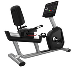 Life Fitness Aspire Recumbent Bike with SL Console, Arctic Silver