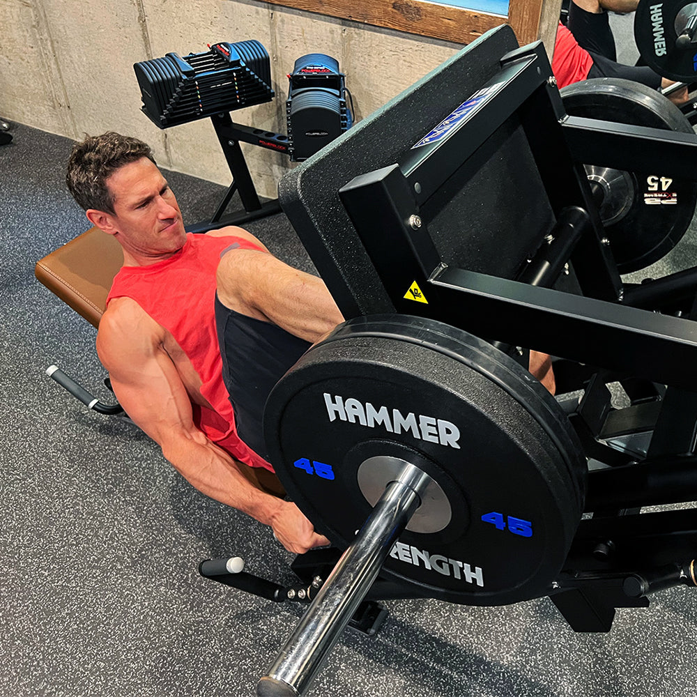 Hammer Strength Plate Loaded Linear Leg Press – G&G Fitness Equipment