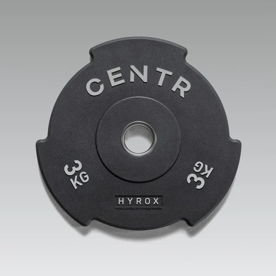 Centr HYROX Official Competition Edge Bumper Plate 3 kg Hyrox Variant(s) - KGWeight hyrox-official-competition-edge-bumper-plate-8937489