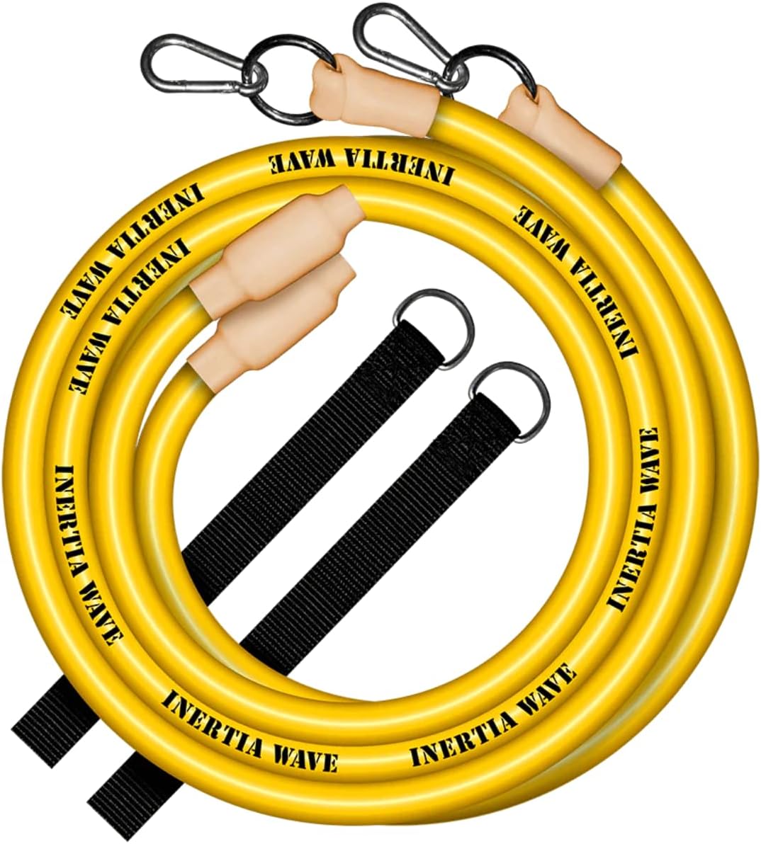 Inertia Wave Ropes Inertia Wave - Dynamic Rubber Battle Ropes | Yellow – G&G Fitness Equipment
