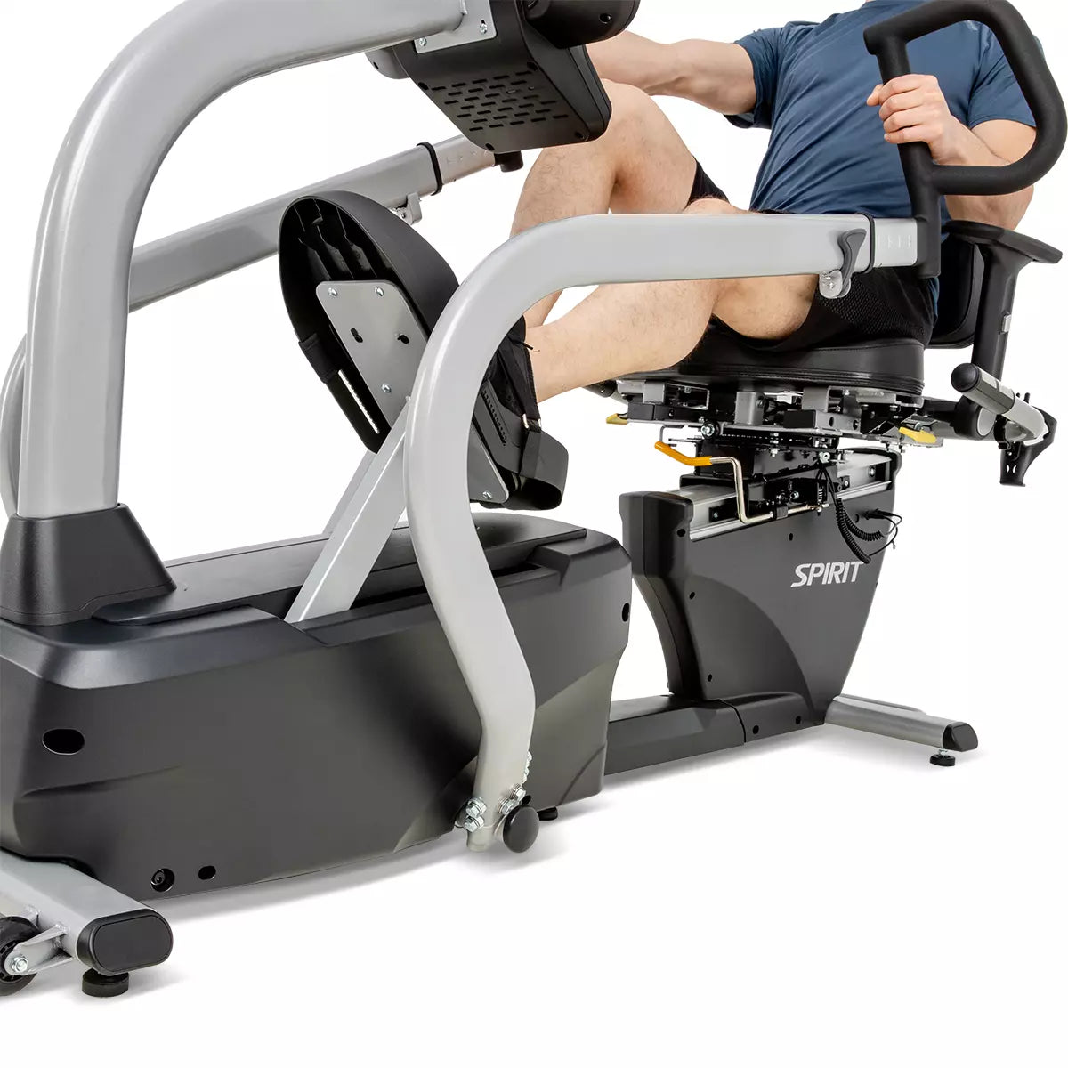 Spirit Fitness CRS800S Recumbent Stepper w/ Swivel Seat - Discontinued Spirit Steppers, recumbent steppers, Heavy , commercial l-f_3-4_bottom__jpg_62586013-54cd-463b-8865-96a7c2dbc500