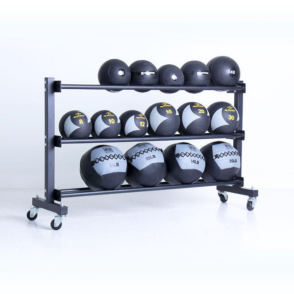 XM 3 Tier Commercial Med Ball Rack w/ wheels – G&G Fitness Equipment
