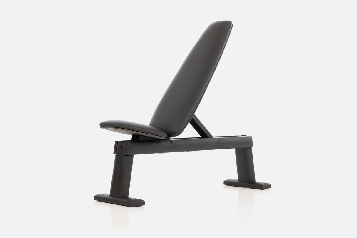 NOHRD WeightBench Shadow Artificial Leather Black