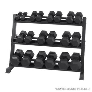 XM Fitness 3-Tier Dumbbell Storage Rack