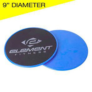 Element Fitness XL Power Gliding Discs - 9"