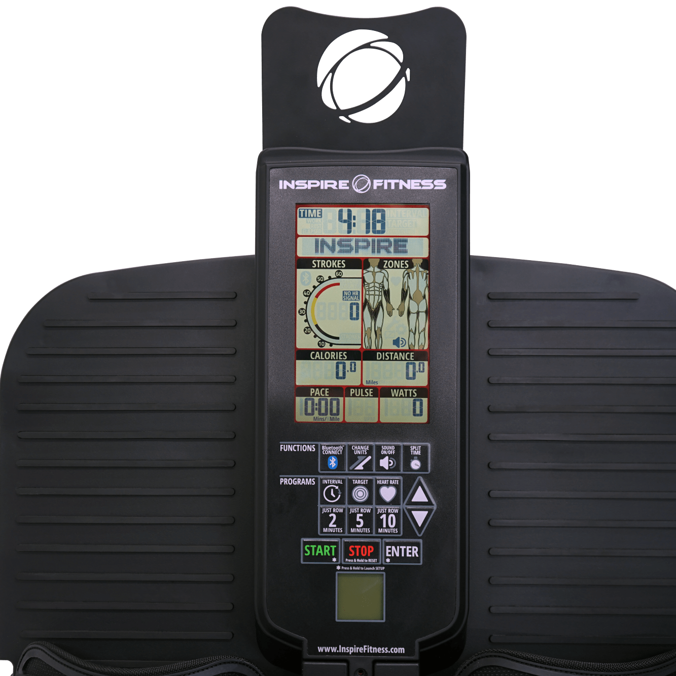 Inspire CR2.5 Cross Rower with Bluetooth Console – G&G Fitness Equipment