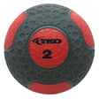 2 Lb Commercial Rubberized Medicine ball is a heavy-duty, weighted ball designed to enhance your strength training workouts. The ball features an easy-to-grip double-dimpled rubber surface for effective tossing and catching.