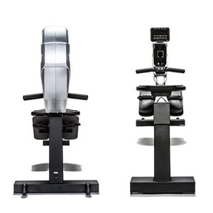 folding home rower Bodycraft VR500 Pro Rowing Machine front and back view