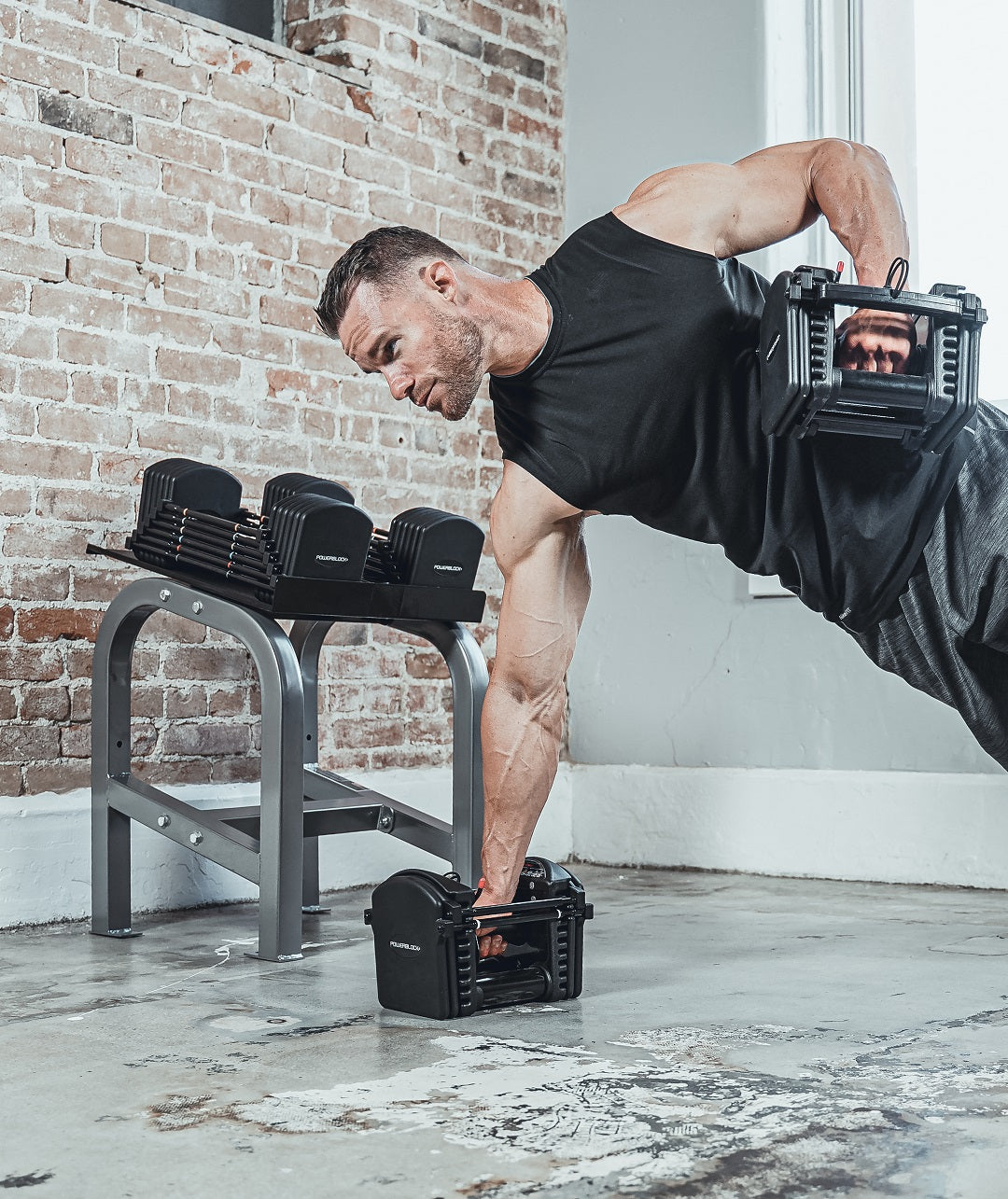 PowerBlocks 5-50 lbs. Dumbbells (Stage 1) – G&G Fitness