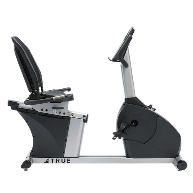 TRUE PS exercise bikes combine commercial quality materials with smart design for an overall package that is unbeatable in performance and durability in the home fitness equipment market. Featuring walk-through design, the PS recumbent bike provides easy access, perfect for beginners or those recovering from an injury. These machines reduce back stress and offer simple programming, making exercise at home an easy and enjoyable process.