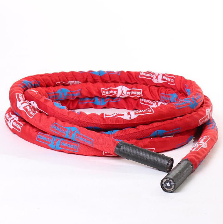 Gronk Fitness Battle Rope with Sleeve 30 G G Fitness Equipment