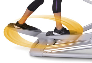 The Q37 is a multiple award-winning standing home elliptical machine, with several Best Buy designations and named one of Oprah’s Favorite Things in 2012. The best-selling Octane standing elliptical machine oedals are low and mechanics arecontained